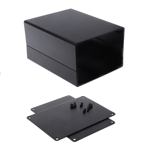 Aluminum Alloy Enclosure Electronic Case DIY Project Power Junction Box 155x120x83mm Black Color ► Photo 1/6