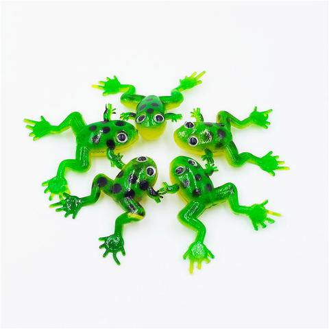 5pcs/lot Artificial Lifelike Floating Frog Soft Fishing Lures 40mm 2.4g Silicone Soft Frog Bait Swimbait Pesca Carp Fish Tackle ► Photo 1/6