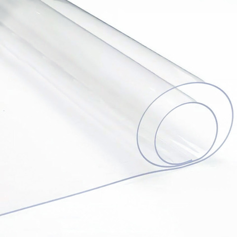 Clear Ultra-Transparent PVC Fabric Soft Glass Cloth Waterproof Crystal DIY Craft Decor Protective Sheets ► Photo 1/6