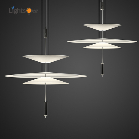 Modern minimalist creative personality flying saucer decoration designer's pendant lamp dining table bar pendant lights ► Photo 1/5