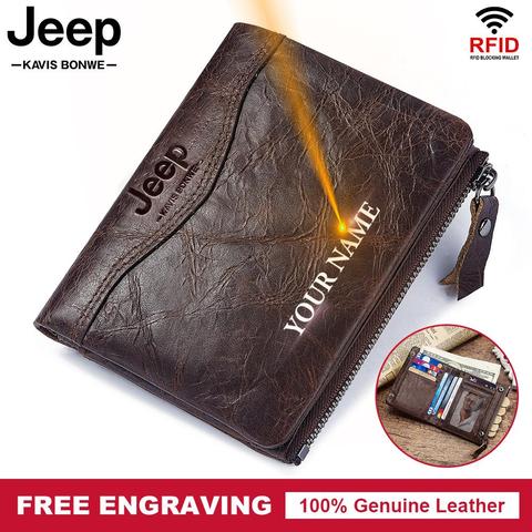 Fashion Men Leather Wallet Short Style High Quality Zipper Coin Pocket Slim Male Purses With Card Holder Portomonee Carteria ► Photo 1/6