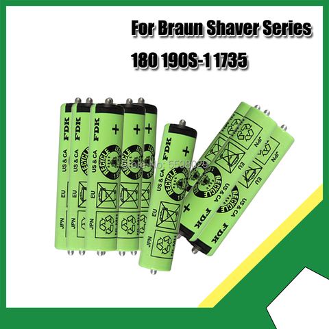 For Braun Shaver Series 1HR-AAAUV 180 190S-1 1735 Cruzer Z3 Z4 Z5 Z6 5753 Battery 1.2V Ni-MH Rechargeable Battery for FDK ► Photo 1/6