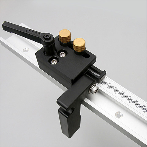 Miter Track Stop Track Limit For T-Slot T-Tracks Stop Chute Limiter Locator Woodworking DIY Manual Tools ► Photo 1/6