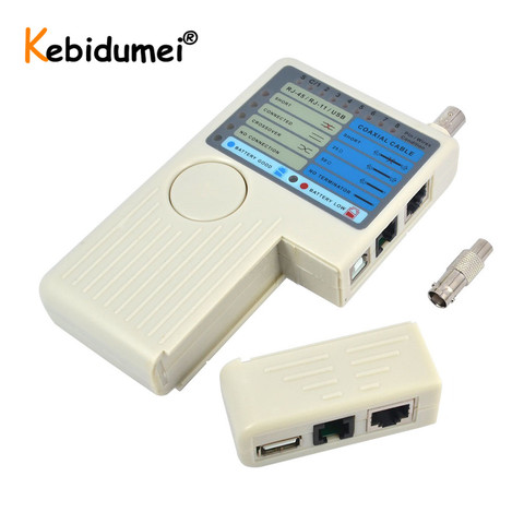 Kebidumei Remote RJ11 RJ45 USB BNC LAN Network Cable Tester For UTP STP LAN Cables Tracker Detector Top Quality Tool ► Photo 1/6