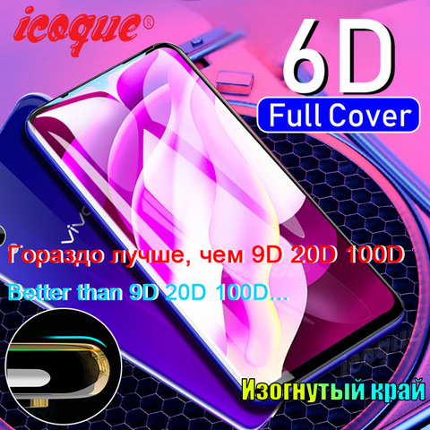 6D Tempered Glass for Xiaomi Redmi 8 8a Note 6 Pro 7 5 Plus 4X 6a K20 Screen Protector Xiomi Mi 9 Lite Play 9t A3 Pocophone F1 ► Photo 1/6