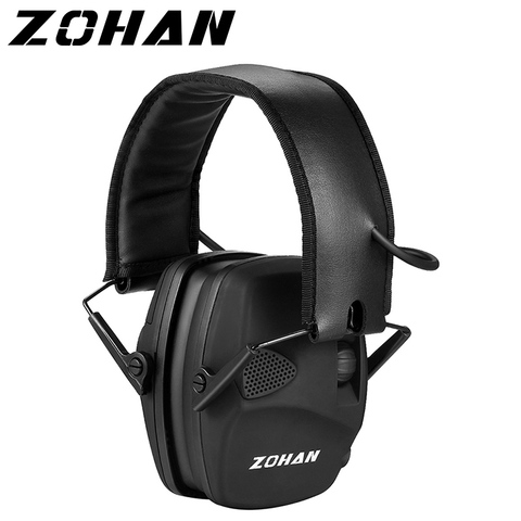 ZOHAN Electronic Shooting Ear Protection Sound Amplification Anti-noise Earmuffs Professional Hunting Ear Defender Outdoor Sport ► Photo 1/6