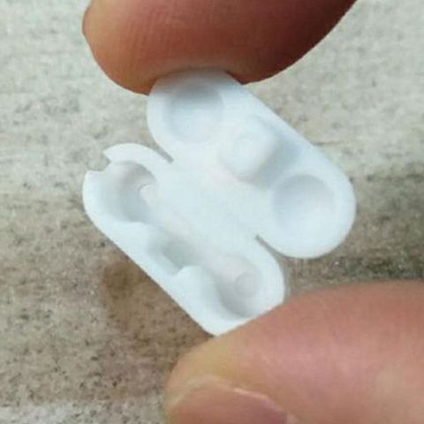 10pcs 4.5*6mm Plastic Vertical Blinds Chain Curtain Chain Rope Connector Beads Roller Curtain Clips Joiner Accessories White ► Photo 1/6