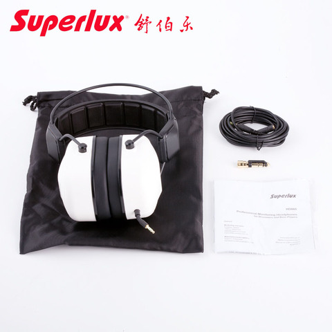 Superlux HD665 closed-back head-mounted professional studio monitor recording music headphone headset for drummer & bass player ► Photo 1/6