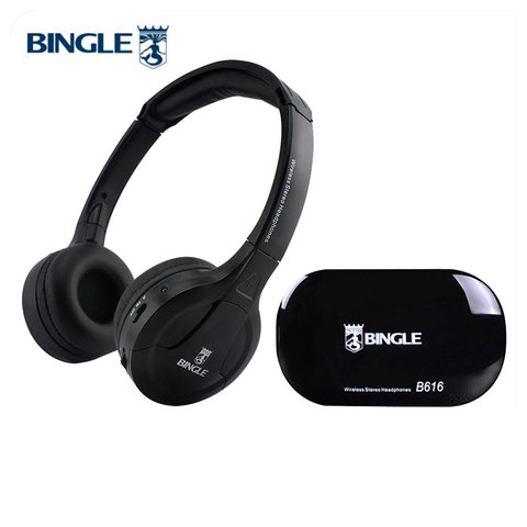Bingle B616 Multifunction Wireless Stereo Headphones On Ear Headset FM Radio Wired Earphone Transmitter for MP3 PC TV Phones ► Photo 1/6