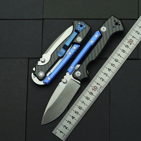 BEKETEN AD15 Folding Knife D2 blade CF Aluminum Handle Outdoor Camping Hunting Fishing Survival Tactics Pocket Knives EDC Tools ► Photo 1/6