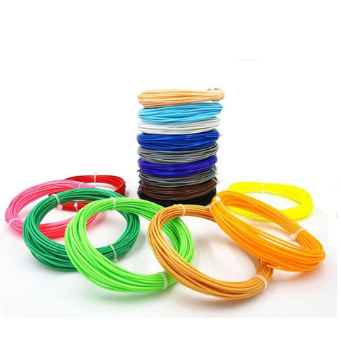 Pla 1.75mm Filament Printing Materials Plastic For 3d Printer Extruder Pen Accessories 10 Meter Black White Red Colorful Rainbow ► Photo 1/6