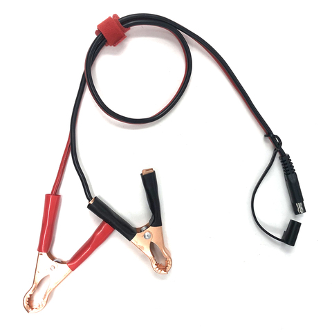 Battery Alligator Clips to 2-Pin SAE Quick Disconnect Plug 60cm 16AWG SAE Cable Harness ► Photo 1/6