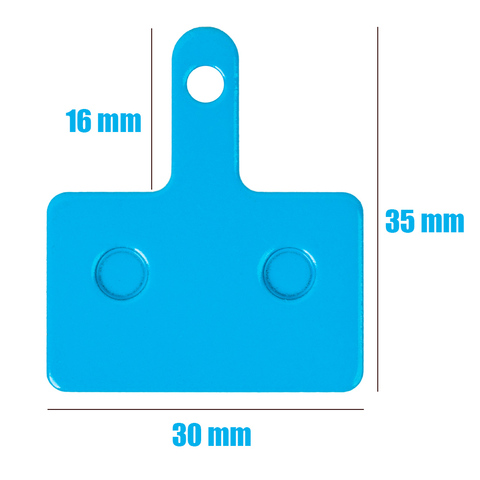 Blue Multi-Metal  Ceramics B01S M375 M395 M416 M445 M446 M485 M486 MTB Road Bicycle Resin Disc Brake Pads ► Photo 1/5