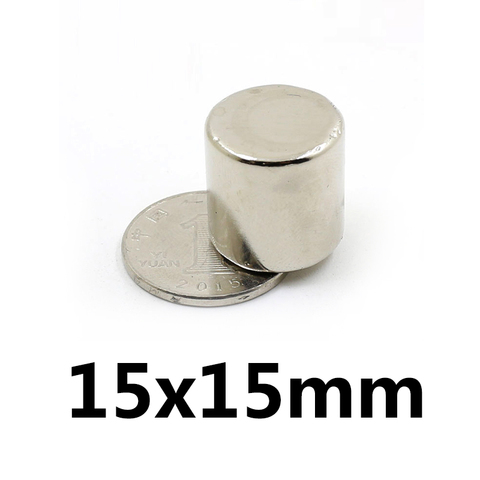 10/20/30pcs 15x15 mm Small Magnets 15mmx15mm N35 circular Neodymium Magnet Dia 15x15mm Permanent NdFeB Magnet Disc magnet ► Photo 1/4