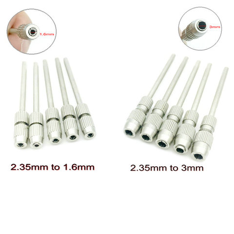 5Pcs/lot Dental Drill Burs Adapter Converter 2.35mm to 1.6mm / 2.35mm to 3mm Shank Polisher Dentist Tools ► Photo 1/6
