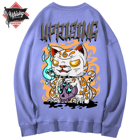 Hoodies, Sweatshirts Black Cat Satanic Fashion Punk Rock men Clothing Gothic Goth Oversized Ladies Satan Tops streetwear ► Photo 1/6