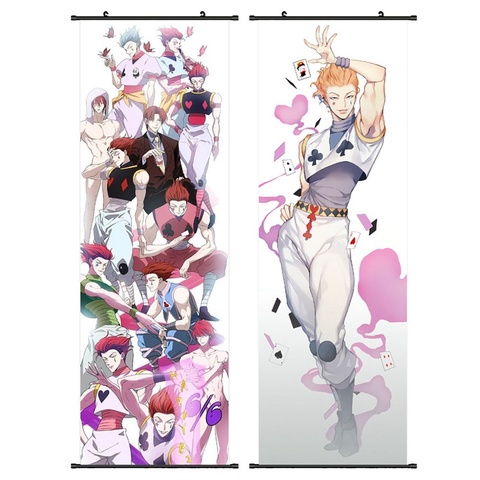 Hunter X Hunter Anime Wall Scroll Poster Manga Hanging Painting Bedroom  Decor