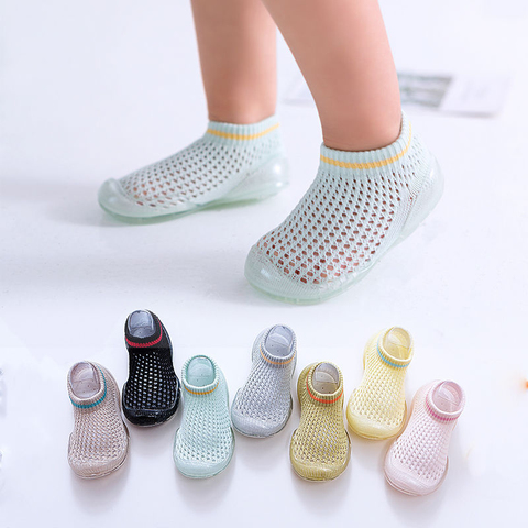 2022 Baby Girls Shoes Boys First Shoes Walkers Infant Toddler Sneaker Rubber Soft Sole Baby Shoes Newborn Baby Booties Slippers ► Photo 1/6