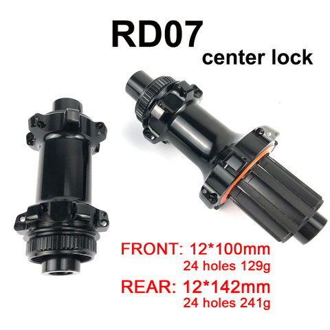 YAn RD07 Road Disc Brake Hub Center Lock Or  6 Bolt  Straight Pull Only 370g Bicycle Hub Front 132g Rear 238g For Road Bicycle ► Photo 1/4