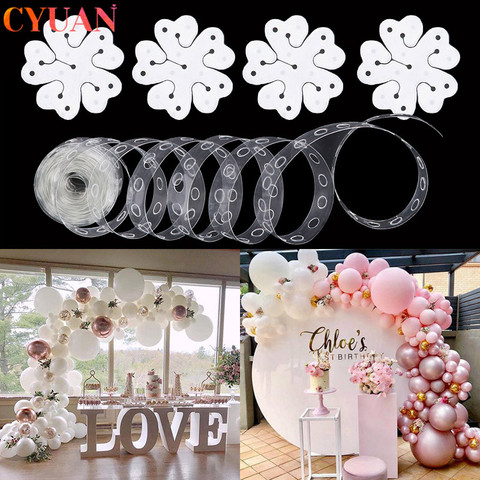 Balloon Arch Decoration Balloon Chain Wedding Balloon Garland Birthday Baby Shower Background Decoration Balloon Accessories ► Photo 1/6