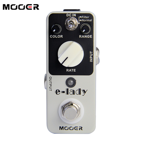 MOOER e-lady Classic Analog Flanger Effect Guitar Pedal 2 Modes(Normal/Filter) True Bypass Full Metal Shell Guitar Accessories ► Photo 1/5