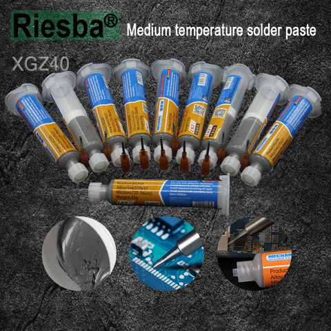 MECHANIC Solder Flux Solder Paste with Free Needle XGZ40 soldering paste ► Photo 1/5