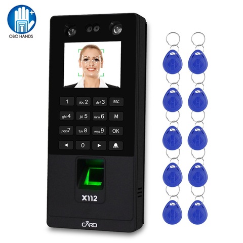 Biometric Facial Access Control Keypad System RFID Fingerprint Time Attendance Machine Support Face Password TCP/IP Network USB ► Photo 1/6