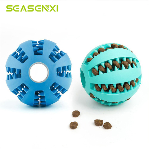 Toys for Dogs Rubber Dog Ball For Puppy Funny Dog Toys For Pet Puppies Large Dogs Tooth Cleaning Snack Ball Toy For Pet Products ► Photo 1/6