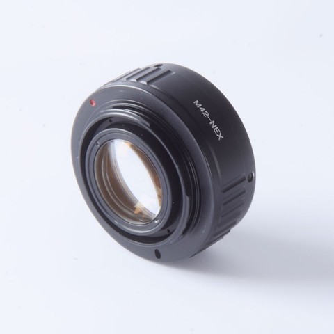 M42-nex Focal Reducer Speed Booster Turbo adapter ring for m42 42mm lens to sony nex5/7 A7 A7s A6000 A7r4 a9 a6500 a6300 camera ► Photo 1/3