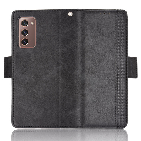For Samsung Galaxy Z Fold 2 Case Wallet Flip Style Leather Magnet Phone Bag Cover For Samsung Galaxy Z Fold2 5G With Photo Frame ► Photo 1/6