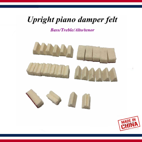 Piano tuning accessories 30PCS Upright piano damper felt Bass/Treble/Alto/tenor triangle wool/Flowering it/Slot wool Piano parts ► Photo 1/6