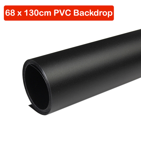 68 x 130cm Black PVC Material Backgrounds Backdrop Anti-wrinkle for Photo Studio Photography Background Equipment ► Photo 1/4