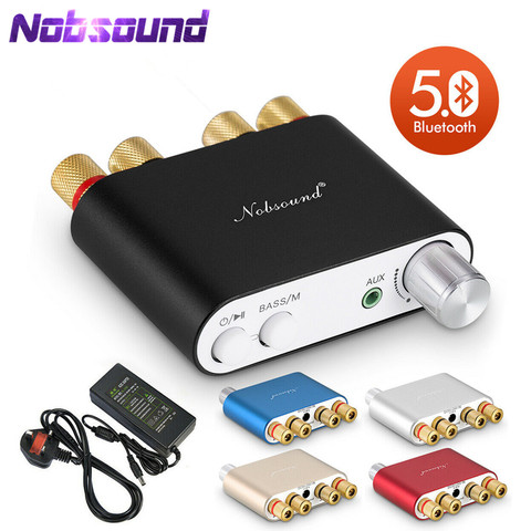 2022 Nobsound HiFi TPA3116 Mini Bluetooth 5.0 50W*2 Digital Amplifier Stereo Home Car Audio Power Amp Audio Receiver ► Photo 1/6