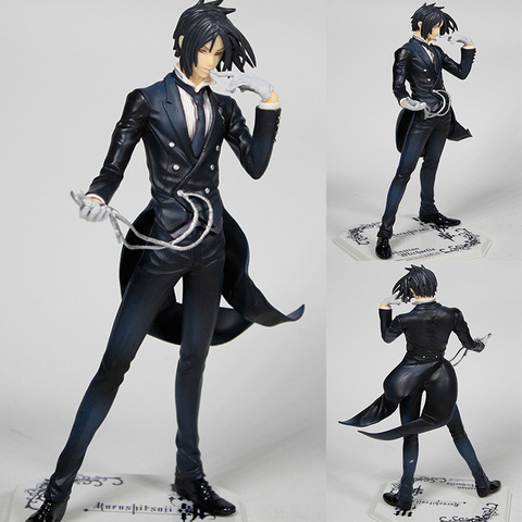 New Arrival Anime Black Butler Devil Kuroshitsuji Sebastian Michaelis Model PVC Action Figure Collection Cool Master Doll Gift ► Photo 1/6