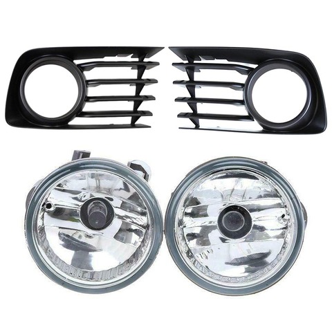 Pair Front Bumper Fog Light Lamps + Covers Kit for Toyota Prius 2004-2009 with Bulb 81221-52070 81211-52070 ► Photo 1/6