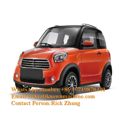 High Speed Luxury Adult Solar Mini Electric Car /Chinese Electric Car With 4 People Seats Capacity ► Photo 1/6