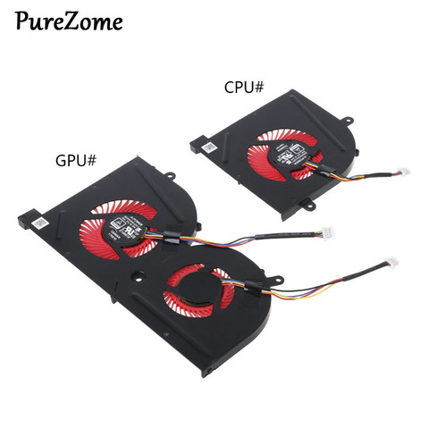 Laptop GPU CPU Cooling Fan for MSI GS63VR GS63 GS73 GS73VR MS-17B1 Stealth Pro CPU BS5005HS-U2F1 GPU BS5005HS-U2L1 Cooler ► Photo 1/6