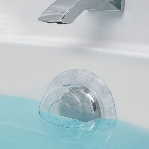 PVC Bath Overflow Drain Cover Anti-overflow Bathtub Tray Stopper Add Extra Inches Water for Tub Warmer ► Photo 1/6