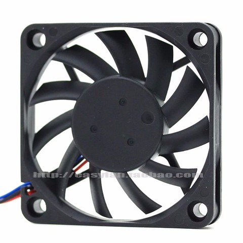Delta  EFB0612HHA 6010 60MM 60x60x10MM Computer case fan Graphics card  Cooling fan 12V 0.25A with 3pin 4pin PWM ► Photo 1/3