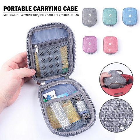 Empty First Aid Kit Emergency Box Portable Travel Outdoor Camping Survival Medicine Package Bag Large Capacity Home/Car ► Photo 1/6