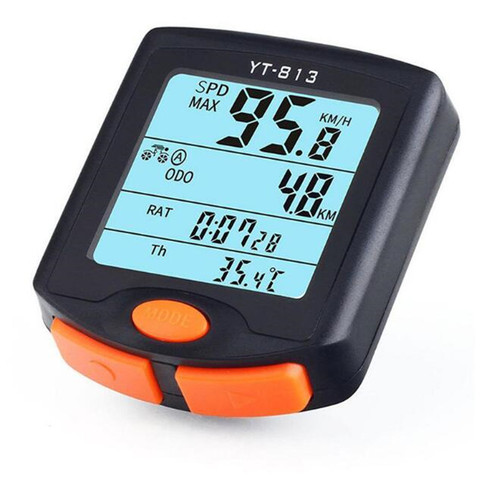 BOGEER YT-813 Bike Speed Meter Digital Bike Computer Multifunction Waterproof Sports Sensors Bicycle Computer Speedometer ► Photo 1/6