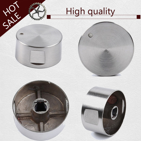 4Pcs High quality Alloy material Rotary Switches Round Knob Gas Stove Burner Oven Kitchen Parts Handles For Gas Stove ► Photo 1/6