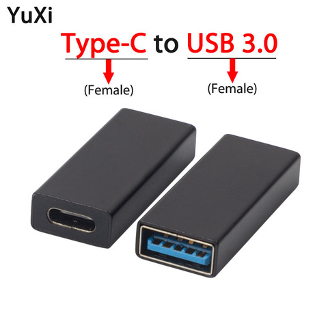 USB Type C female port to USB 3.0 female socket converter USB-C to USB3.0 Connector Data Sync Charging adapter ► Photo 1/6