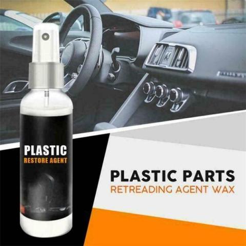 Pro Car Plastic Parts Retreading Agent Wax Auto Care Refurbishing Agent Interior Renovation Maintenance Tool Car Styling TSLM1 ► Photo 1/6