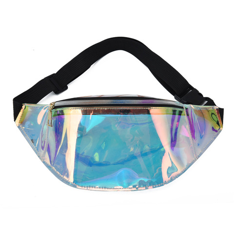 new Waist Pouch Transparent Fanny Bag Fanny Pack Sac Banana Femme Fanny Packs Kidney Bag Hip Hop Pouch laser Femme Chest Bag ► Photo 1/6