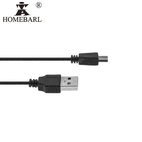 HOMEBARL Data Sync Flat Mini USB A Male To Mini 5 Pins B Charger V3 USB Cable For MP3 MP4 MP5 Player Camera Radio Bluetooth DVD ► Photo 1/6