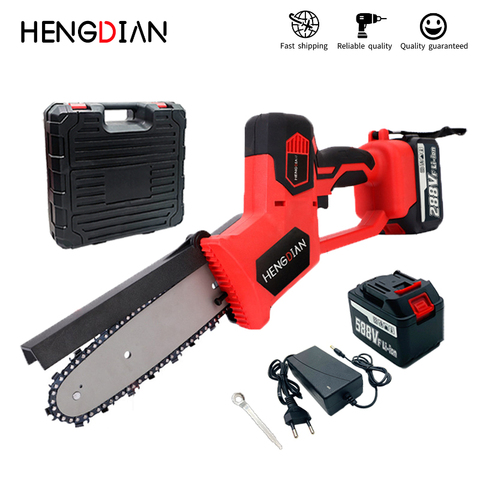 Rechargeable Electric Chain Saw Portable Garden Logging Saw 18V Makita Lithium Battery 8-Inch Chain Cordless Electric tool ► Photo 1/6