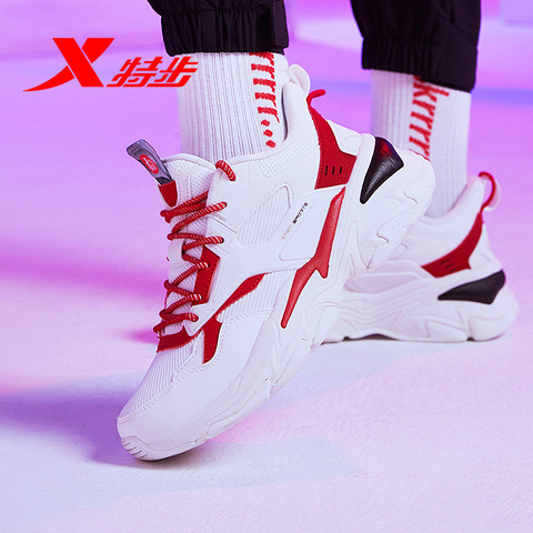Xtep [Chinoiserie] Women Chunky Sneakers Women Autumn Casual Mixed Color Sports Leisure Shoes 880118320121 ► Photo 1/6