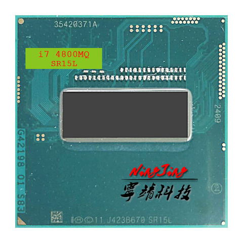 Intel Core i7-4800MQ i7 4800MQ SR15L 2.7 GHz Quad-Core Eight-Thread CPU Processor 6M 47W Socket G3 / rPGA946B ► Photo 1/1