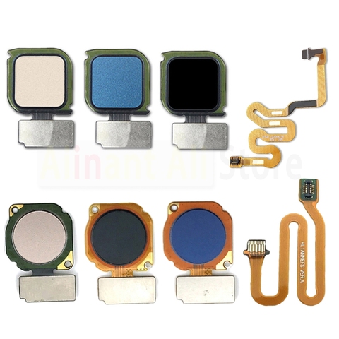 Original Back Home Key Fingerprint Sensor Flex Cable For Huawei P 10 20 30 P10 P20 P30 Lite Touch ID Fingerprint Flex Cable ► Photo 1/6